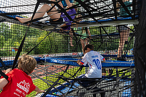 Symbolbild SpiderTower mit Bungee-Trampolin beim Landeskinderturnfest 2025 in Bühl 