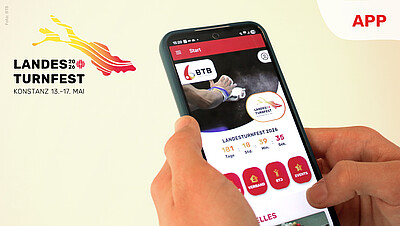 Key Visual BTB-App für Landesturnfest