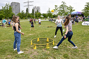 Symbolbild Spikeball im Turnfestzentrum beim Landesturnfest 2022 in Lahr