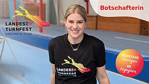 Keyvisual LTF: Botschafterin Elisabeth Seitz