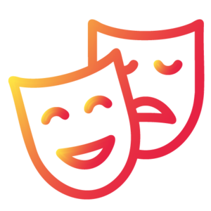 Piktogramm: Theater Masken